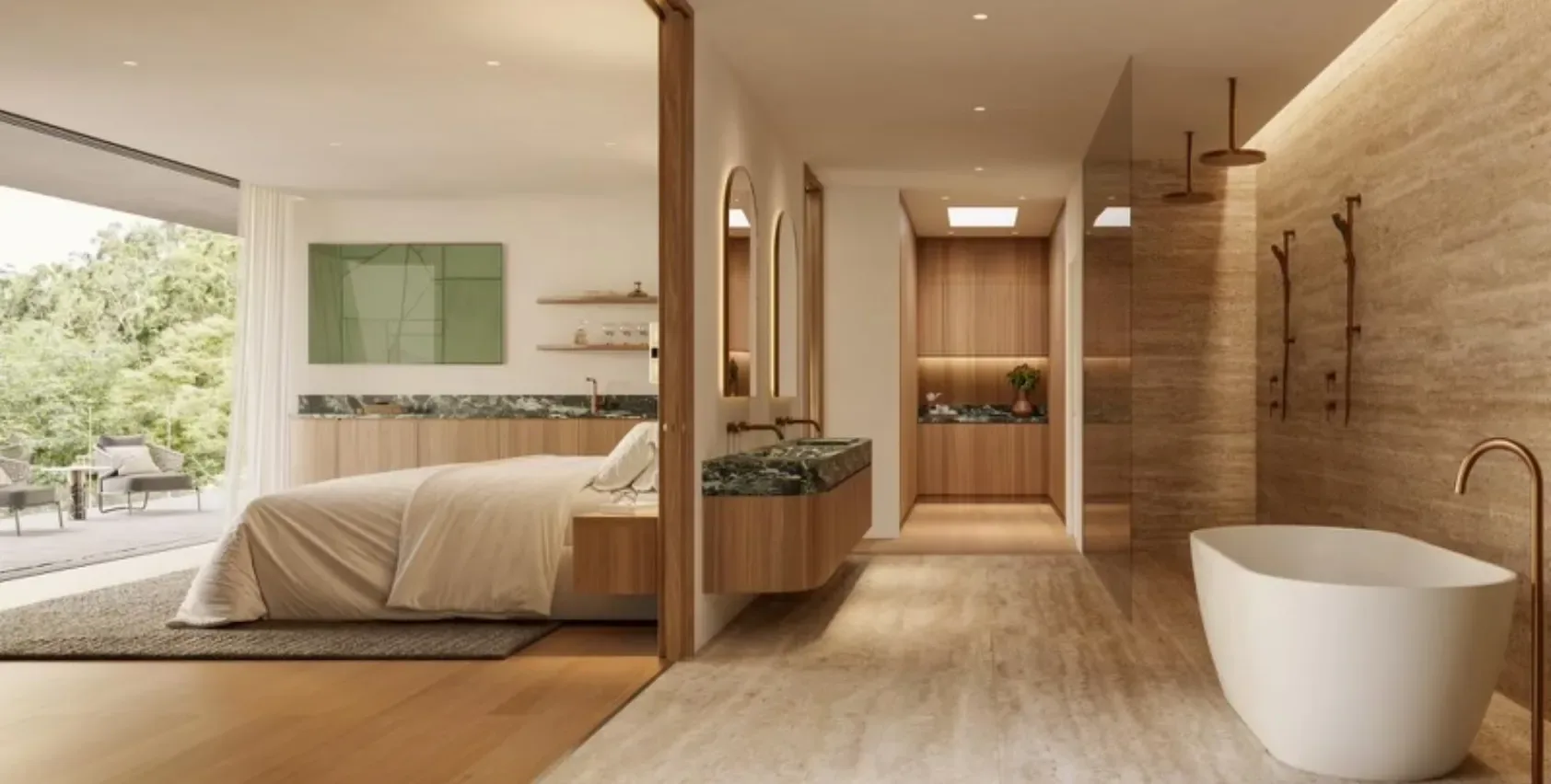 Calabasas main bedroom render