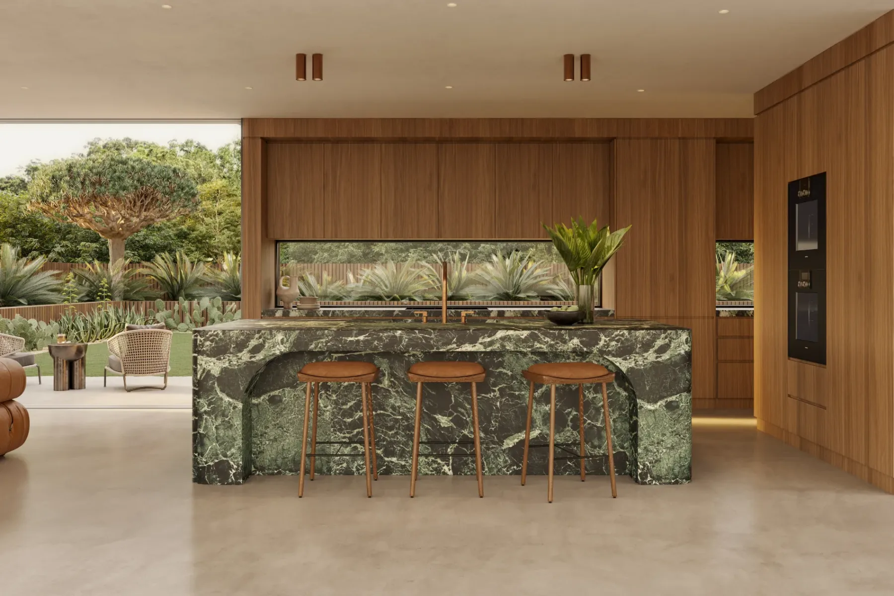 Calabasas kitchen render