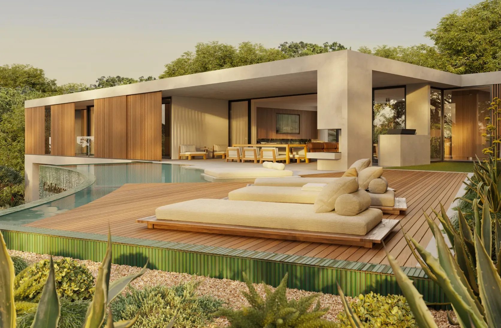 Calabasas pool render